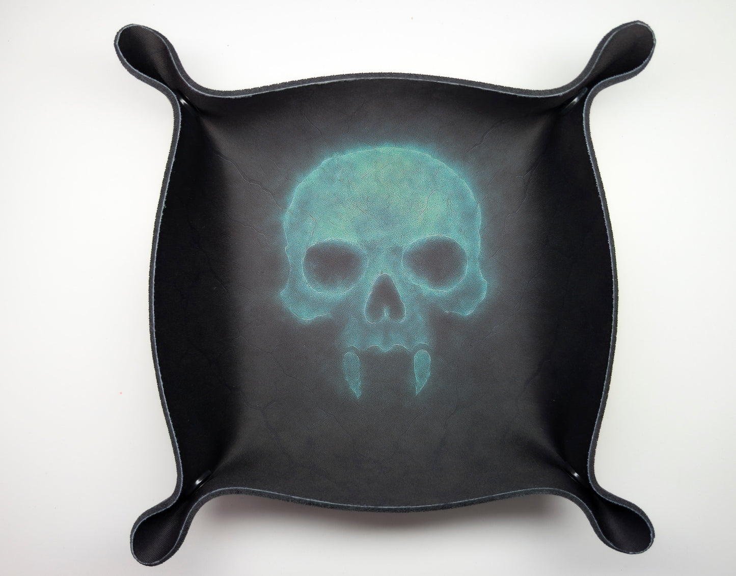 Faded Skull Neoprene Dice Tray