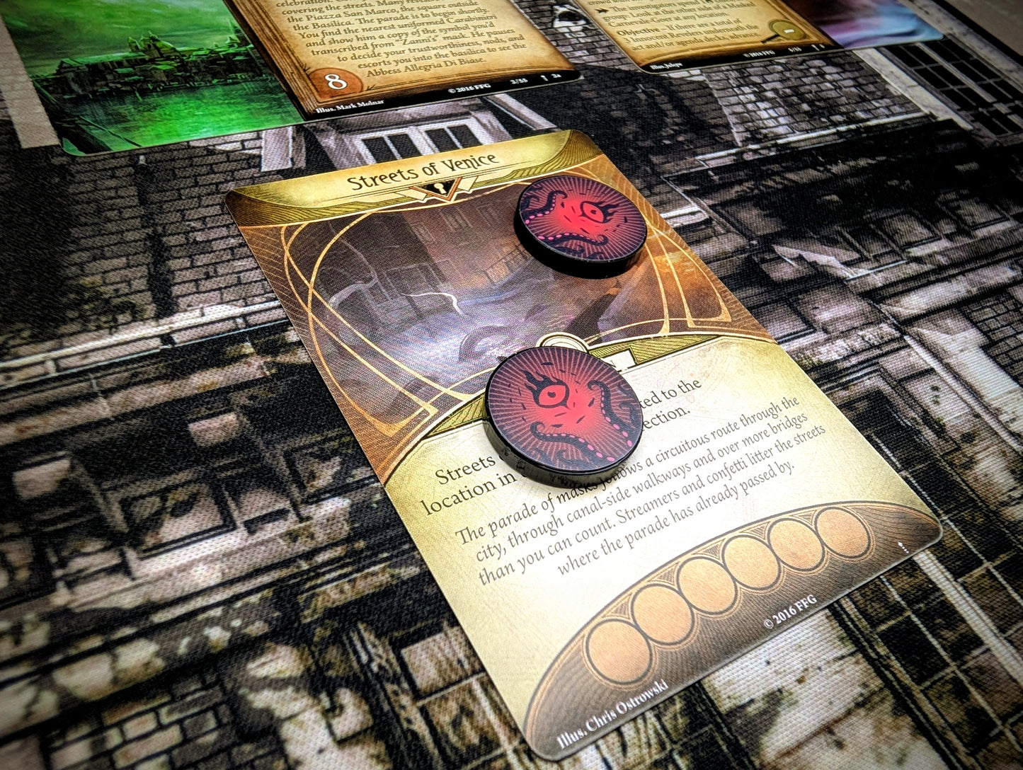 Arkham Horror LCG Custom Clue And Doom Tokens