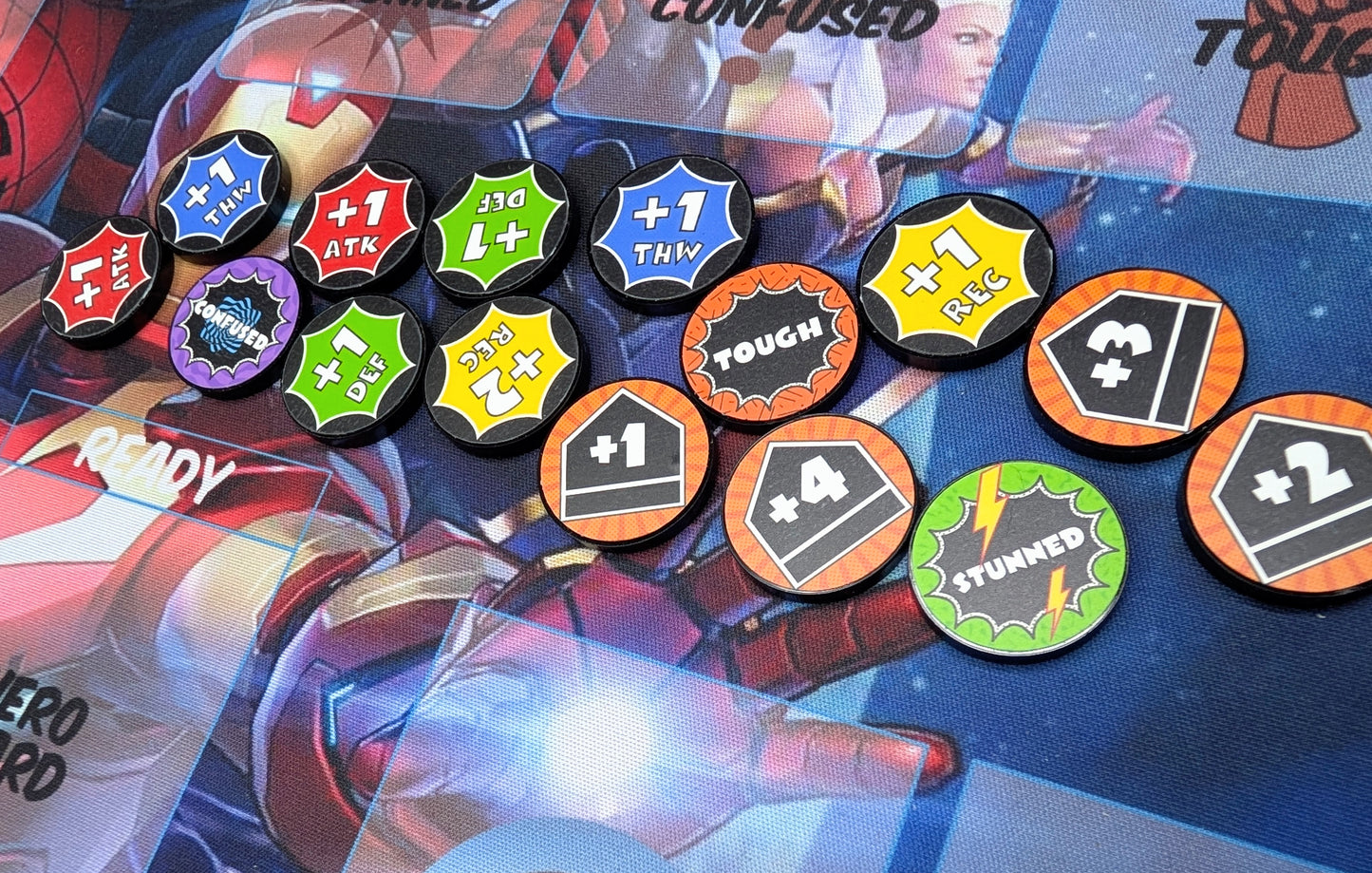 Marvel Champions – Premium Acrylic Token Sets
