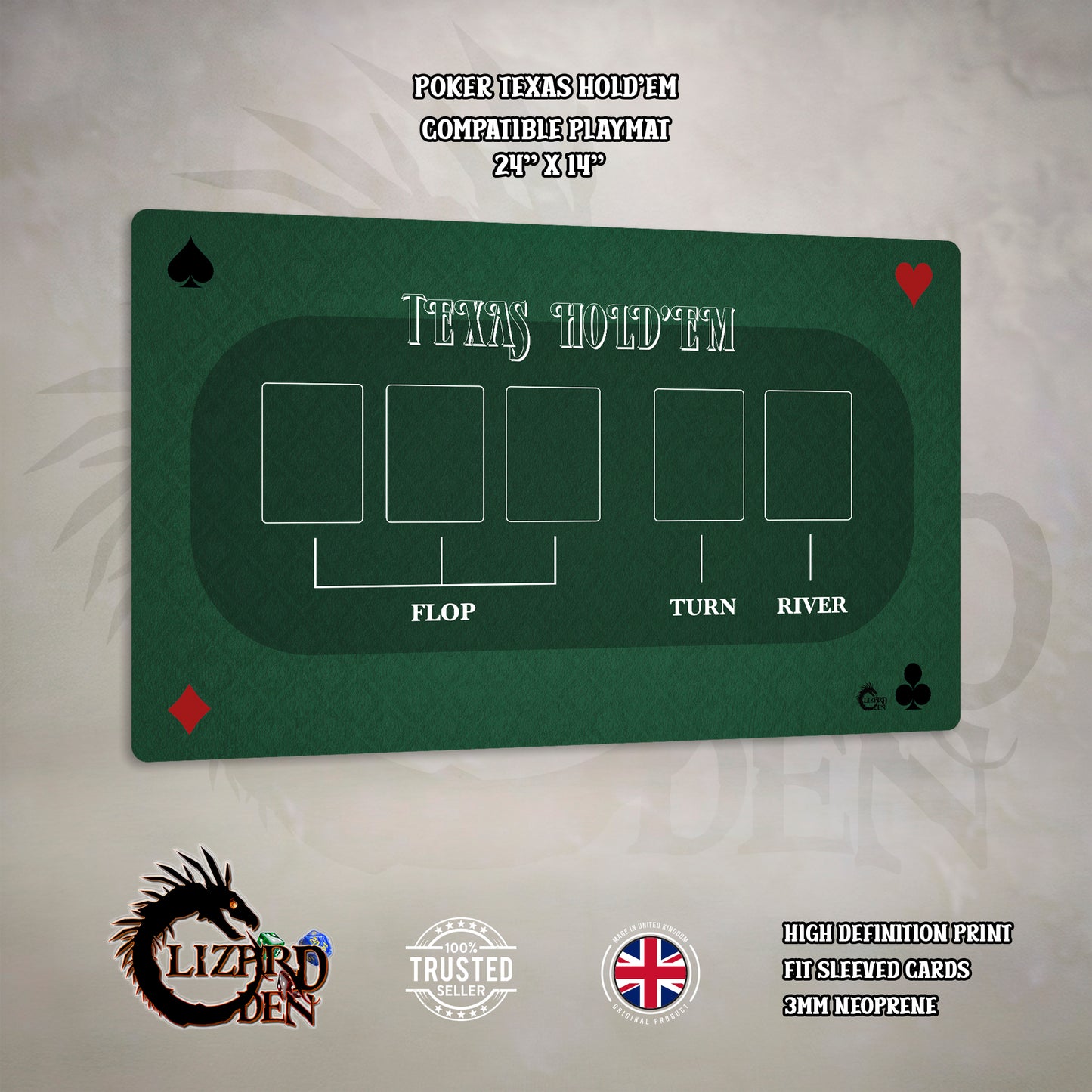 Poker Texas Hold'em Mat