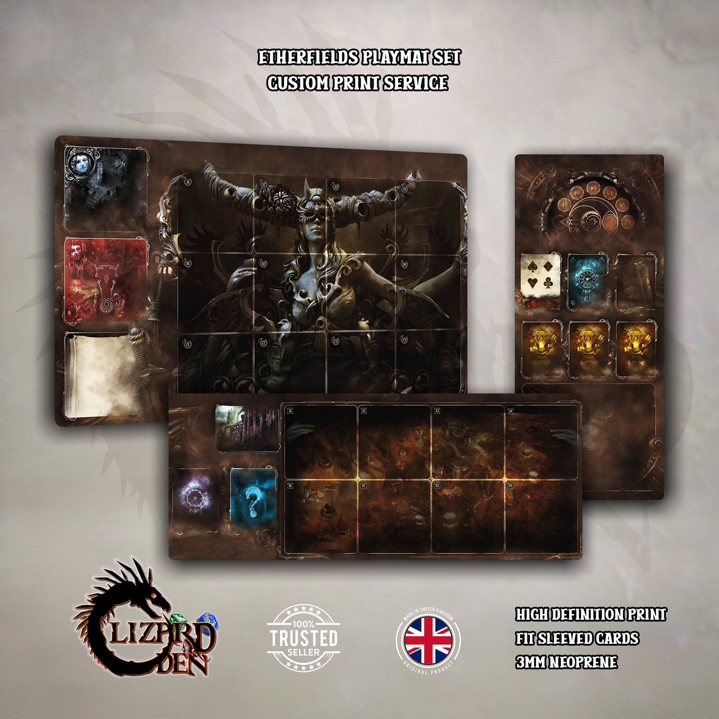 Custom Print Service for Etherfields neoprene 3 mats set