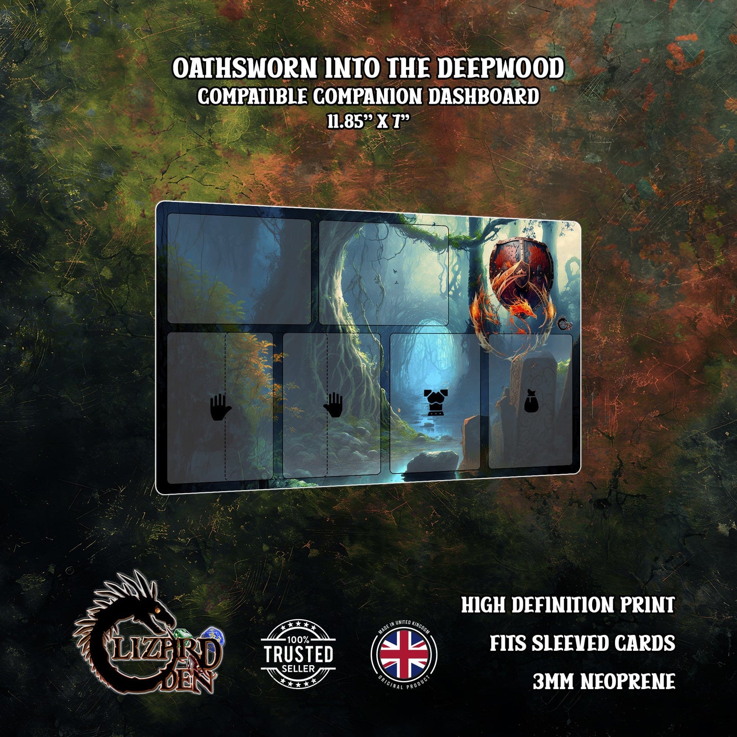 Oathsworn Into Deepwood Custom Playmat