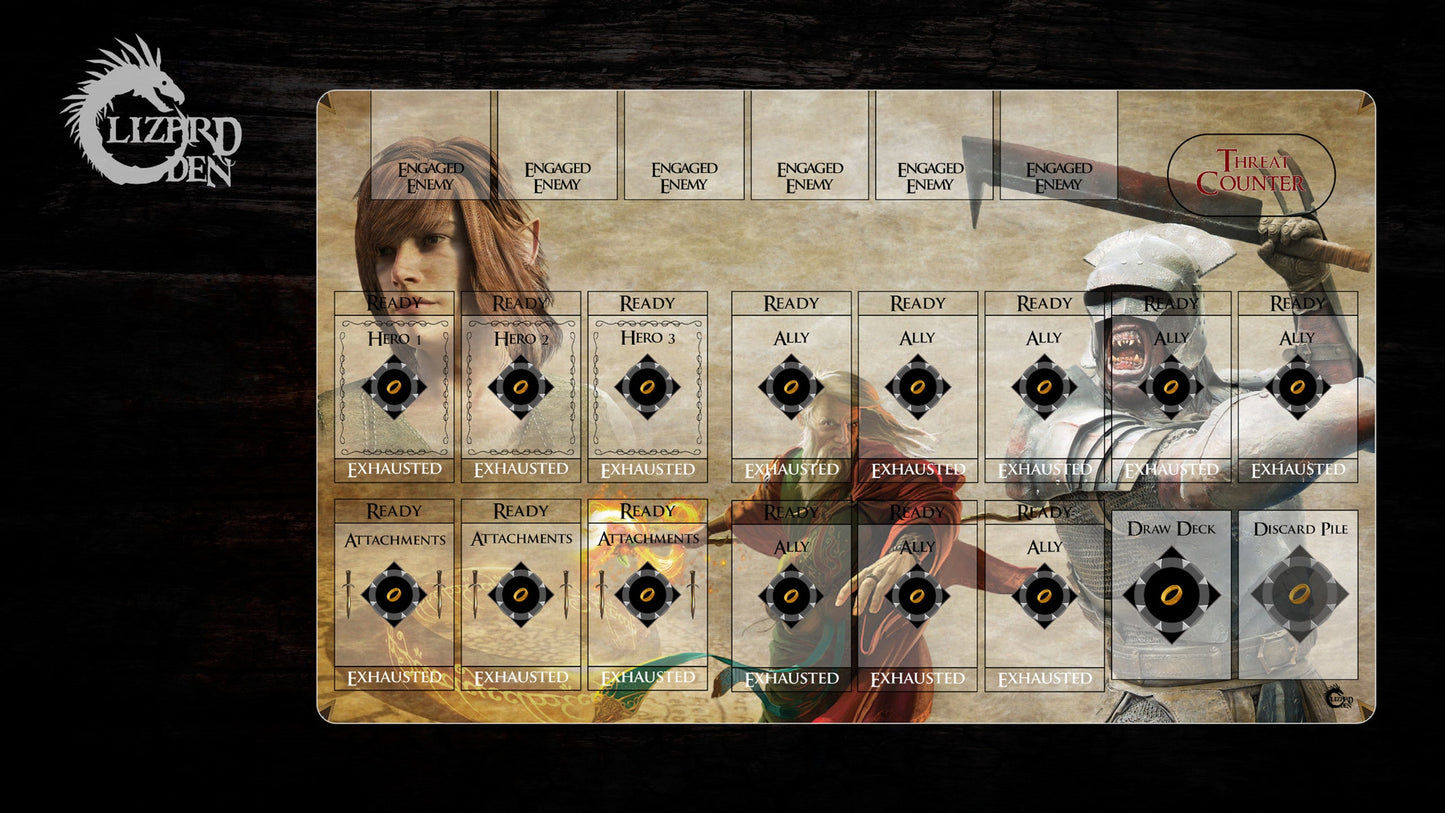 Lord Of The Rings LCG Custom Game Mat