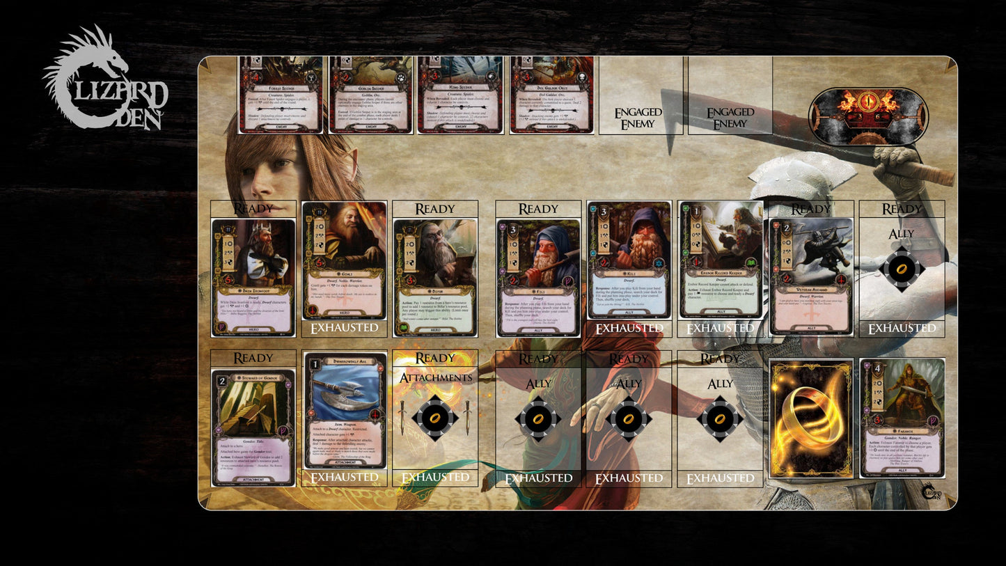 Lord Of The Rings LCG Custom Game Mat