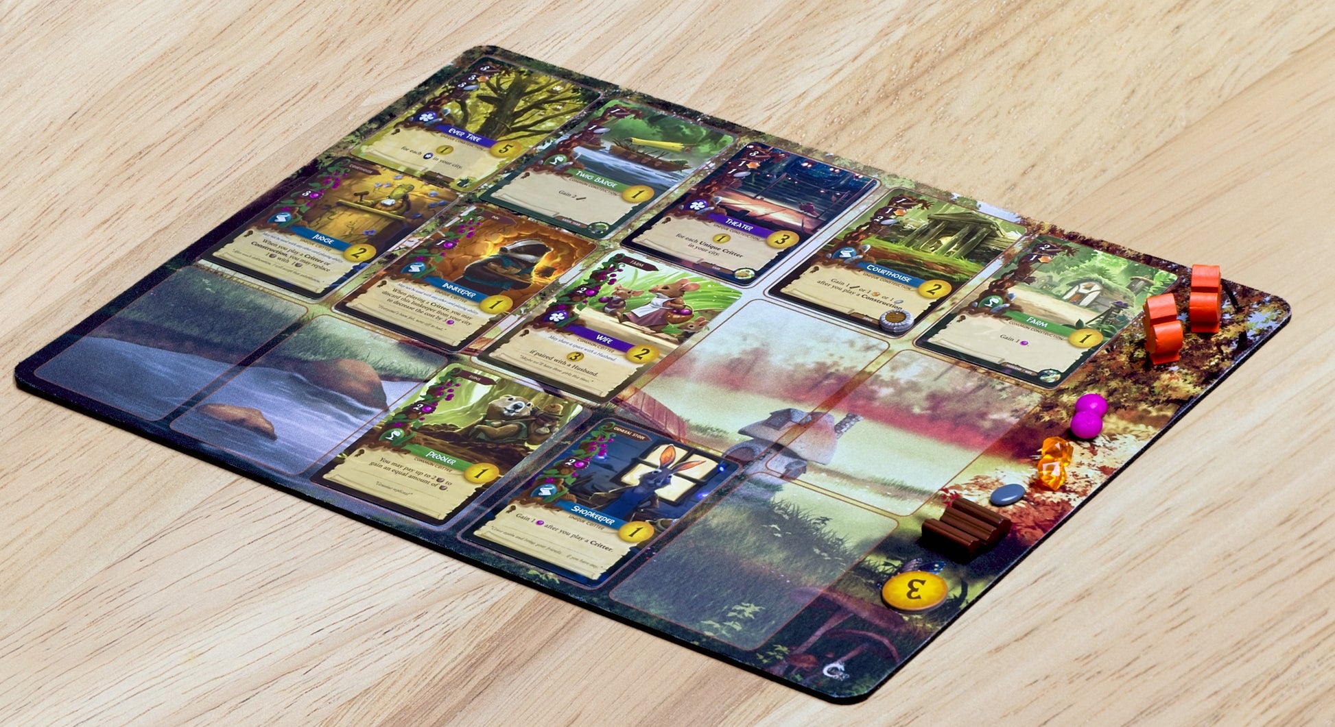 Everdell board game compatible game mat image 4