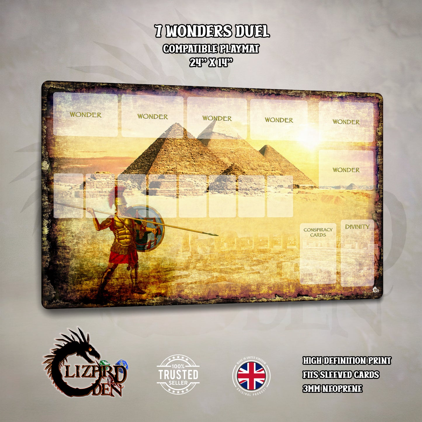 7 Wonders Duel Custom Playmat