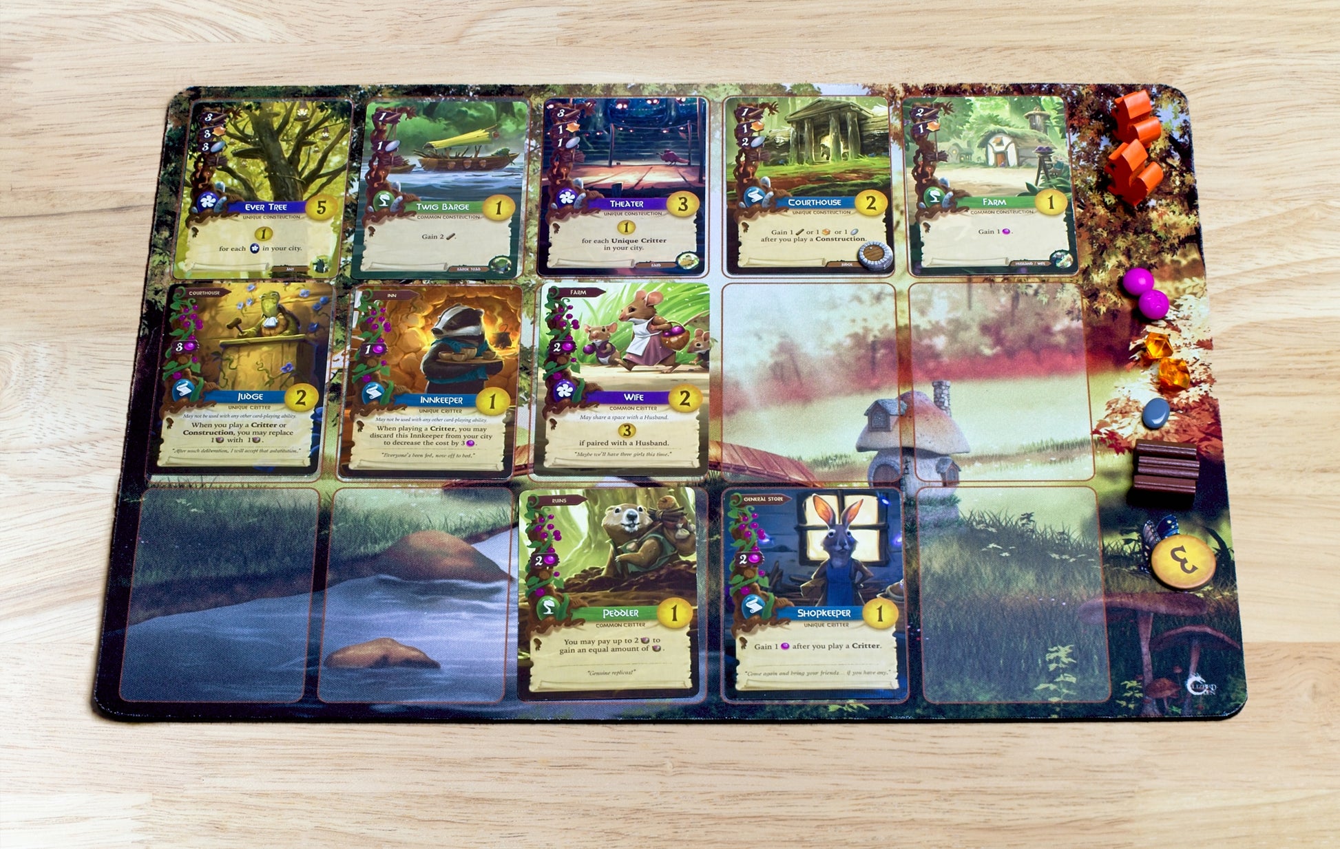 Everdell board game compatible game mat image 5