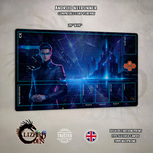 Android Netrunner Compatible Corp Playmat