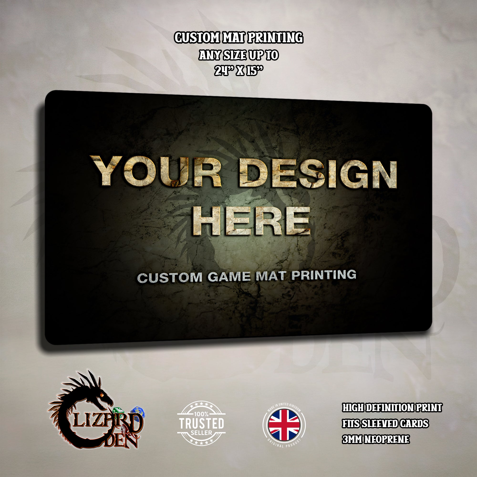 Custom Playmat Printing UK | Personalised Gaming Mats – Lizard Den