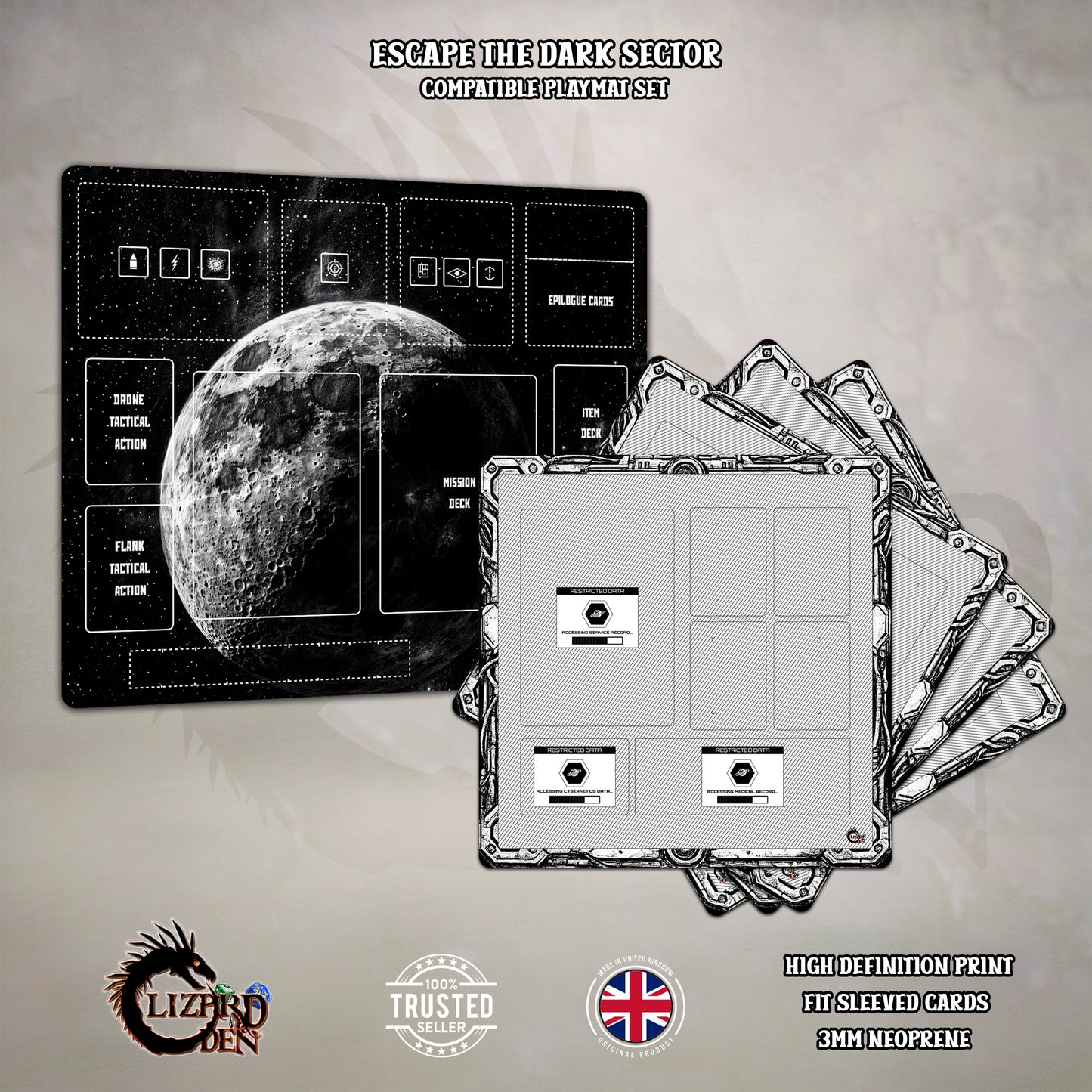 Escape The Dark Sector Compatible Playmat Set