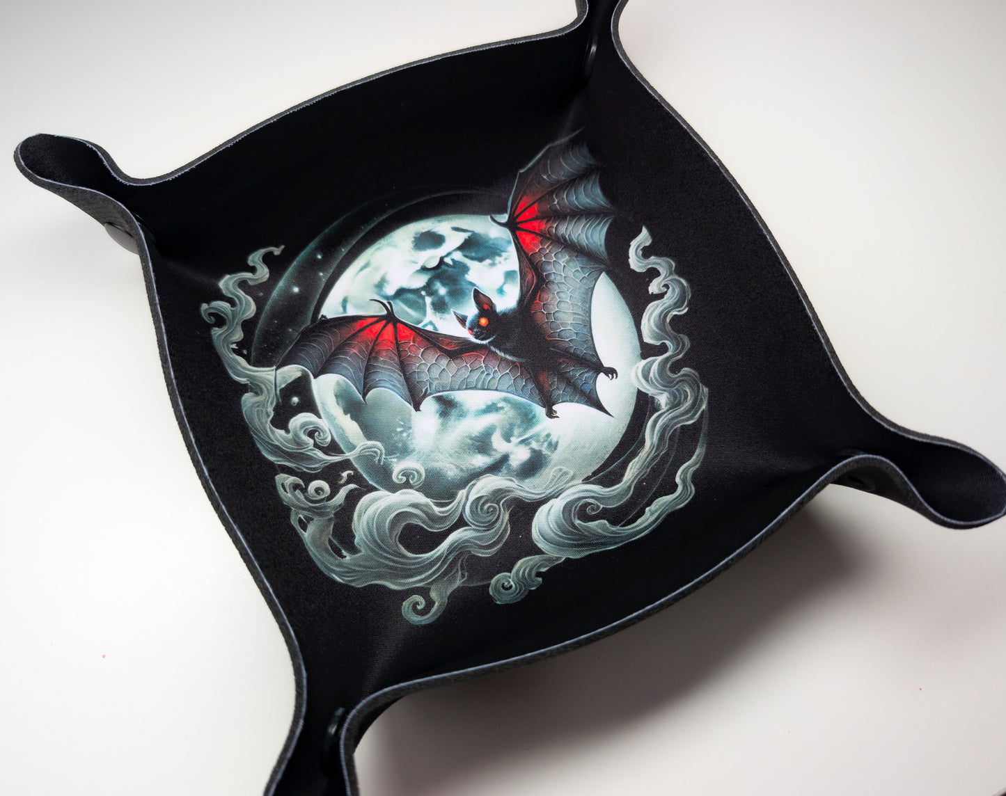 Moonlit Vampire Bat Dice Tray
