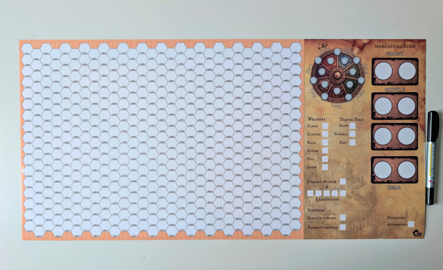 Overland & Dungeon Dry Erase Mats