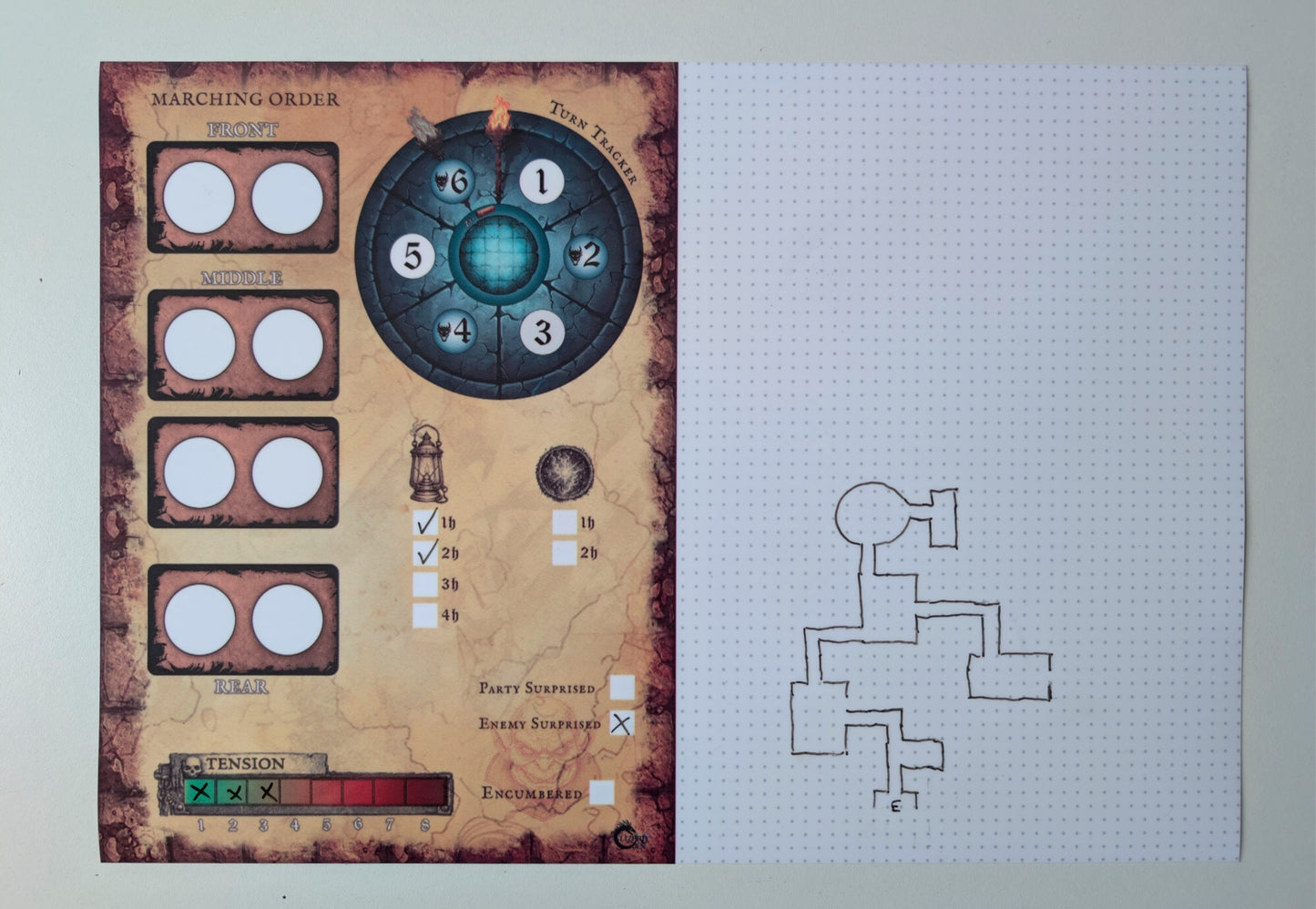 Overland & Dungeon Dry Erase Mats