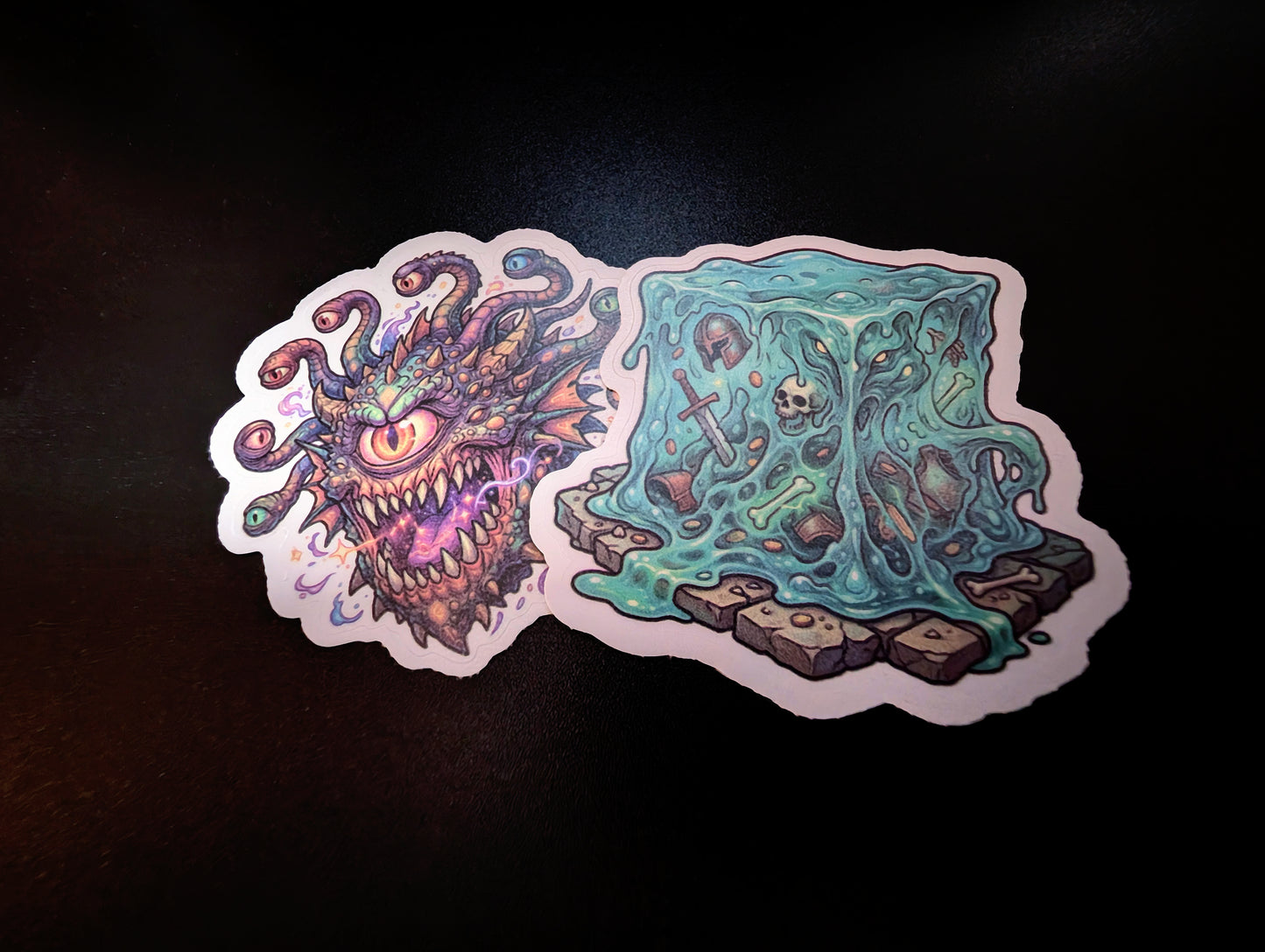 Fantasy Monster Vinyl Stickers – Choose Your Monster