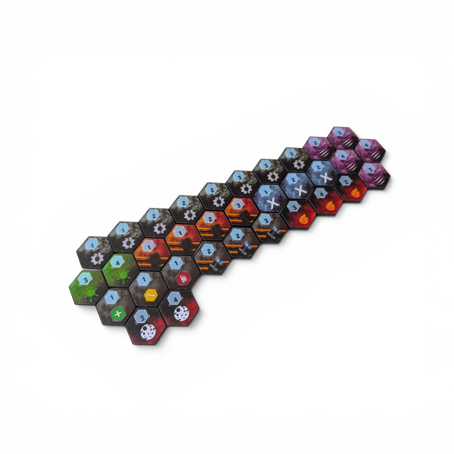 Nemesis Lockdown Acrylic Exploration Token Set