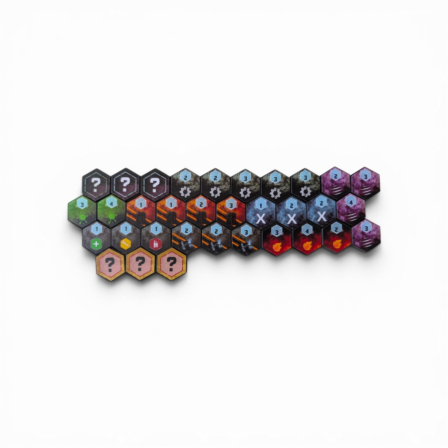 Nemesis Lockdown Acrylic Exploration Token Set