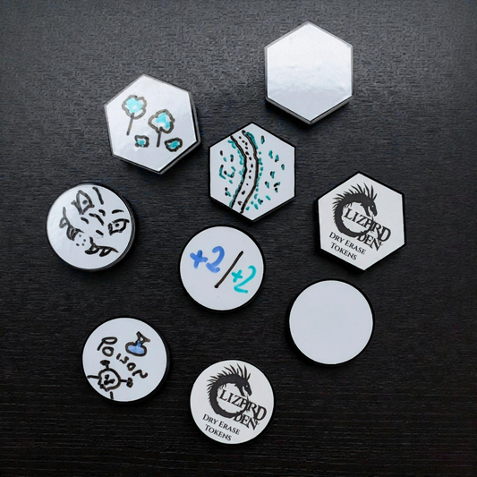 Acrylic Dry Erase Tokens