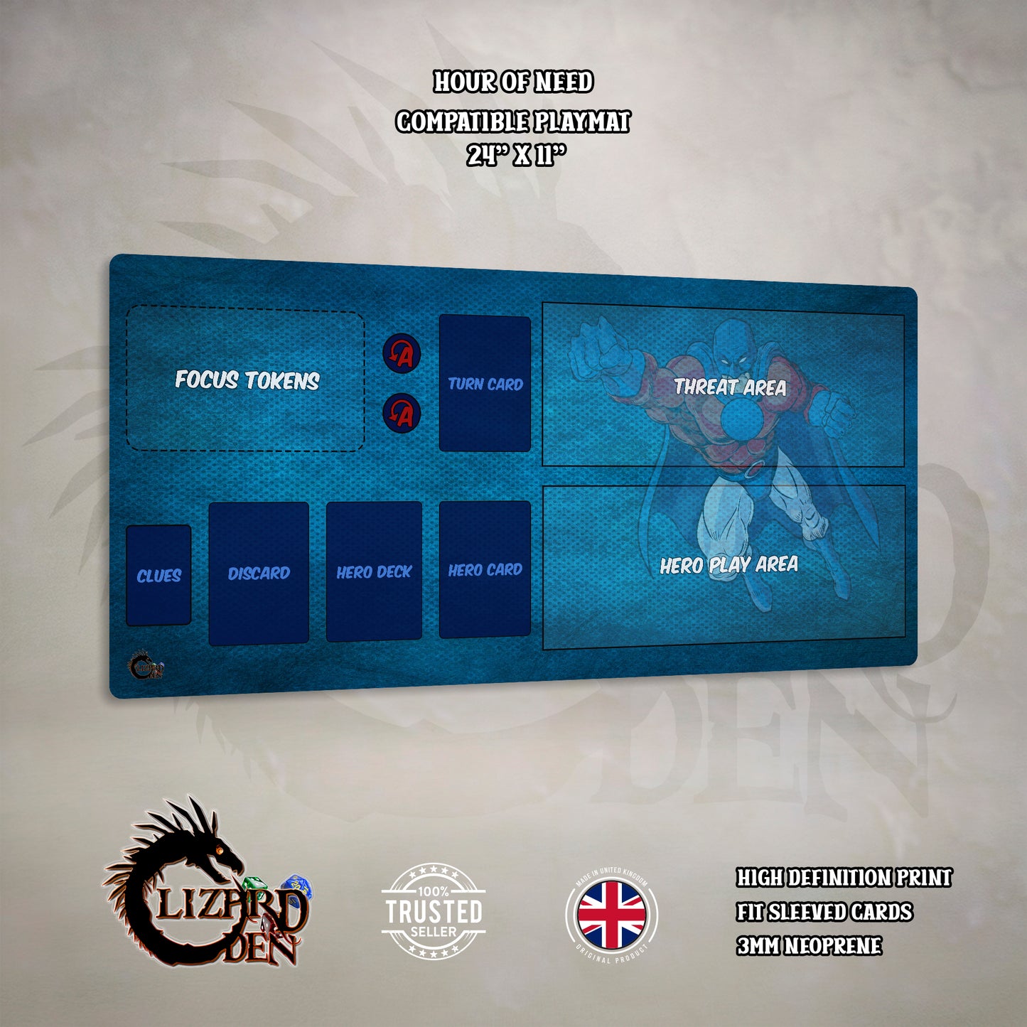 Hour Of Need Custom Playmat