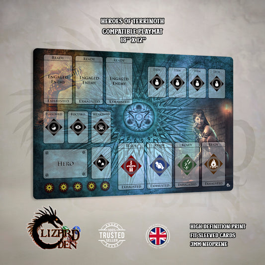 Heroes Of Terrinoth Custom Made Game Mat