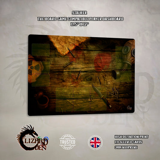 STALKER Board Game Compatible Player Mat