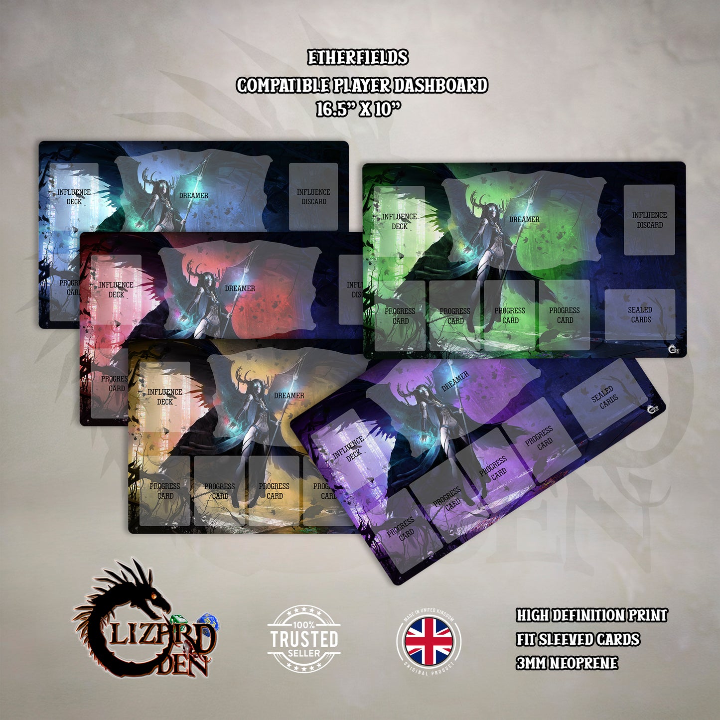 Etherfields Player Dashboard Mat