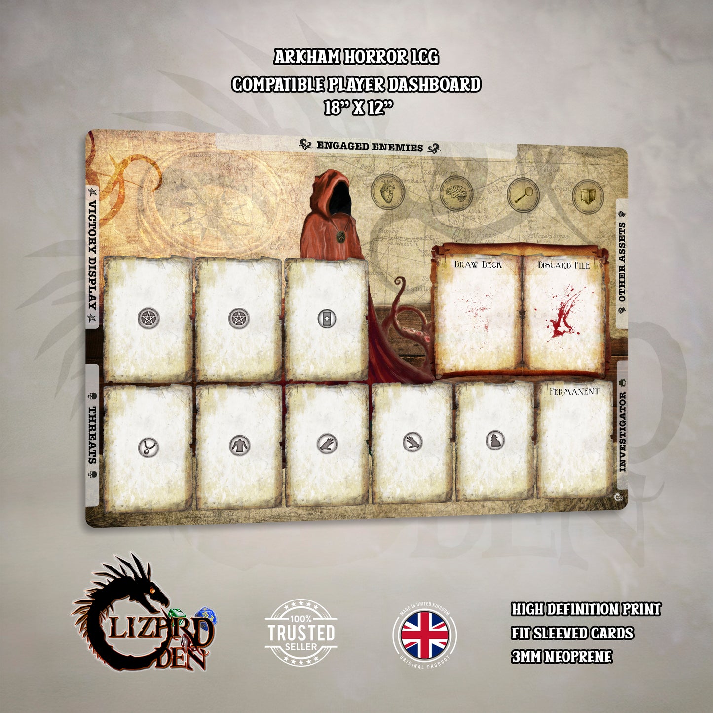 Arkham Horror LCG Custom Playmat