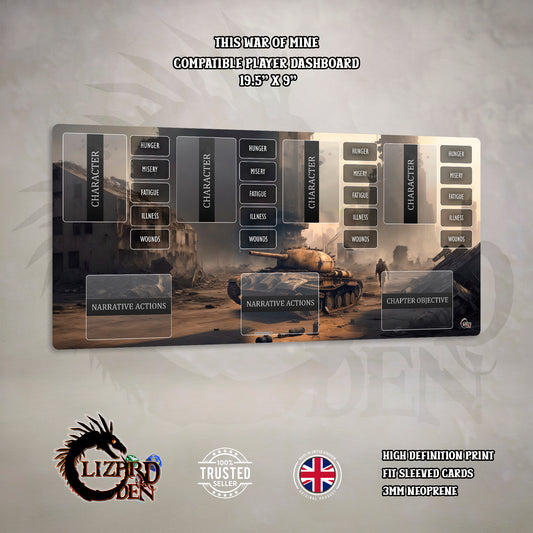 This War Of Mine Custom Playmat