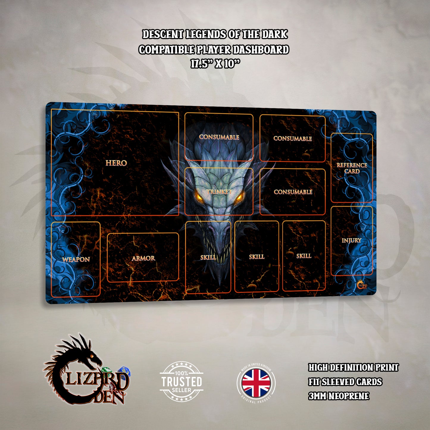 Descent Legends Of The Dark Custom Playmat