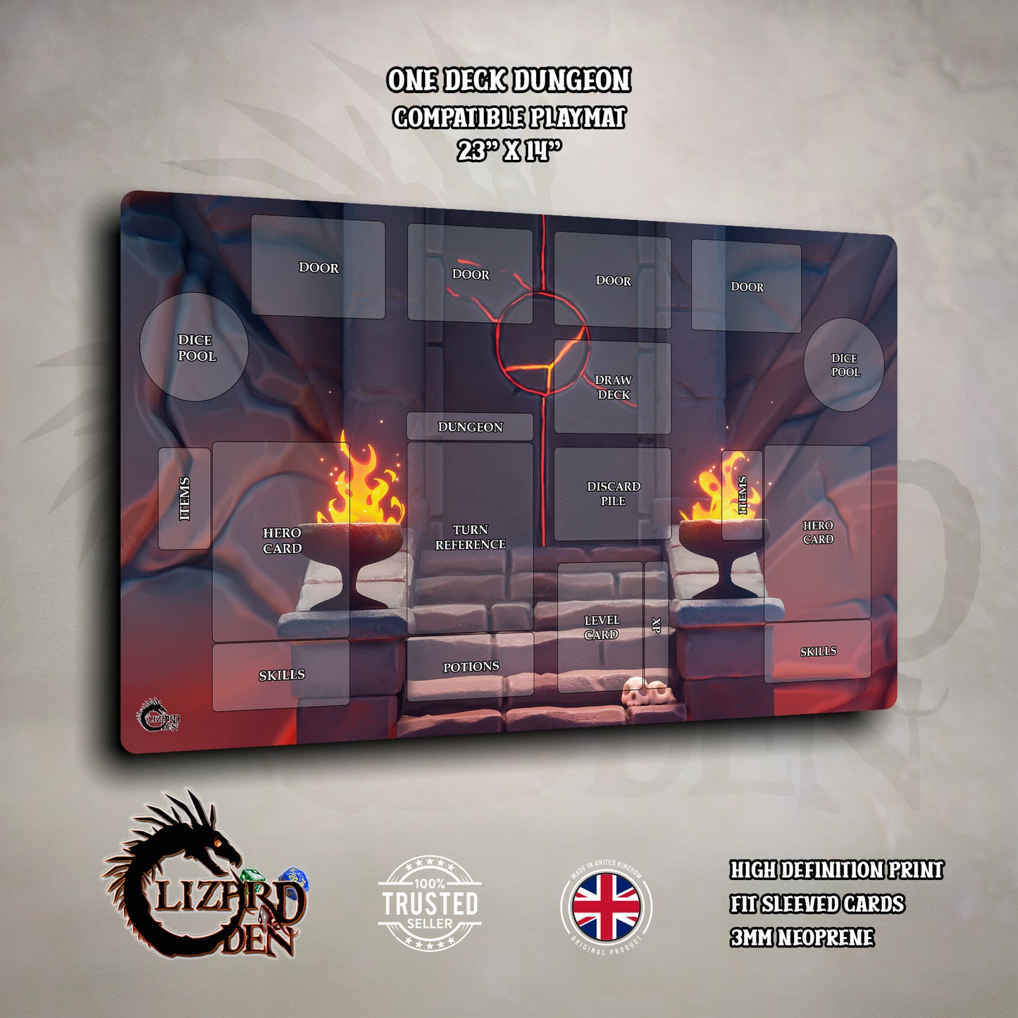 One Deck Dungeon Custom Playmat