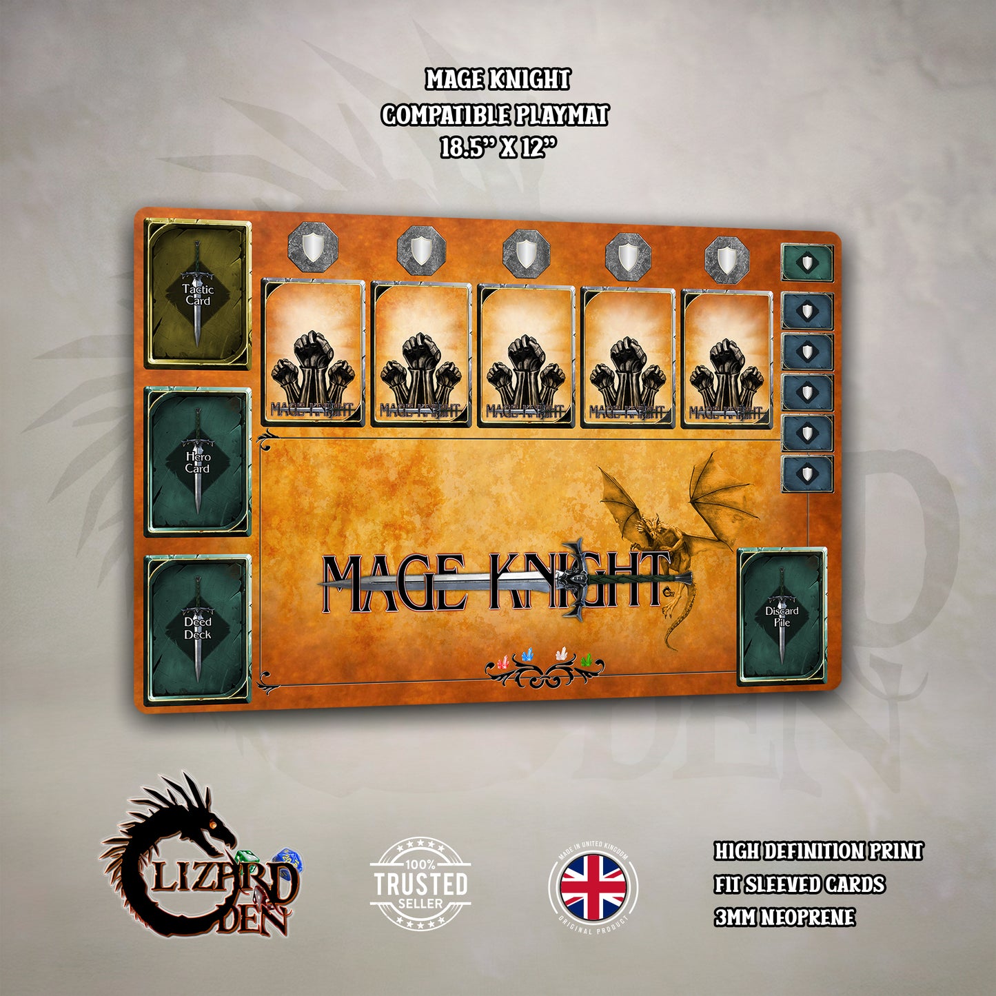 Mage Knight Custom Playmat