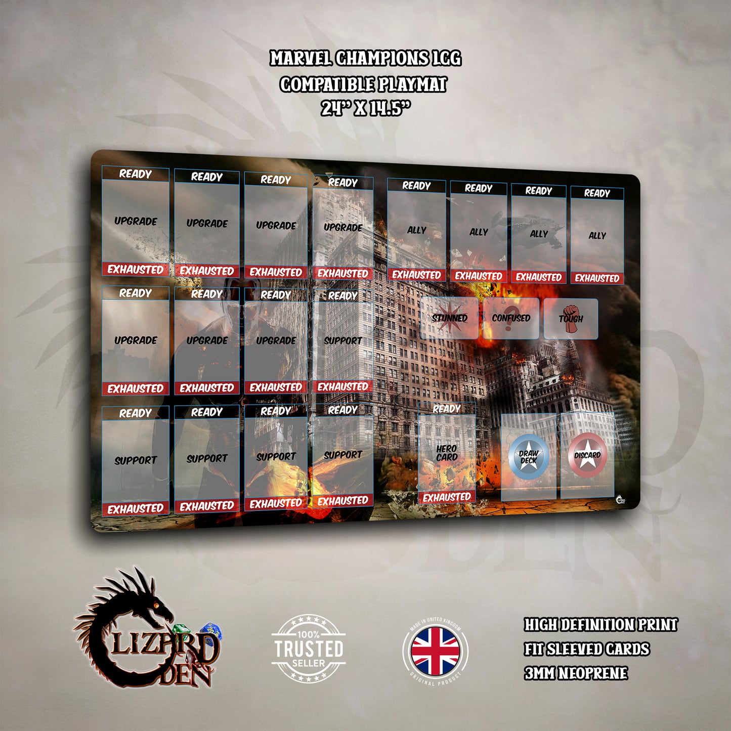 Marvel Champions LCG Custom Playmat Large