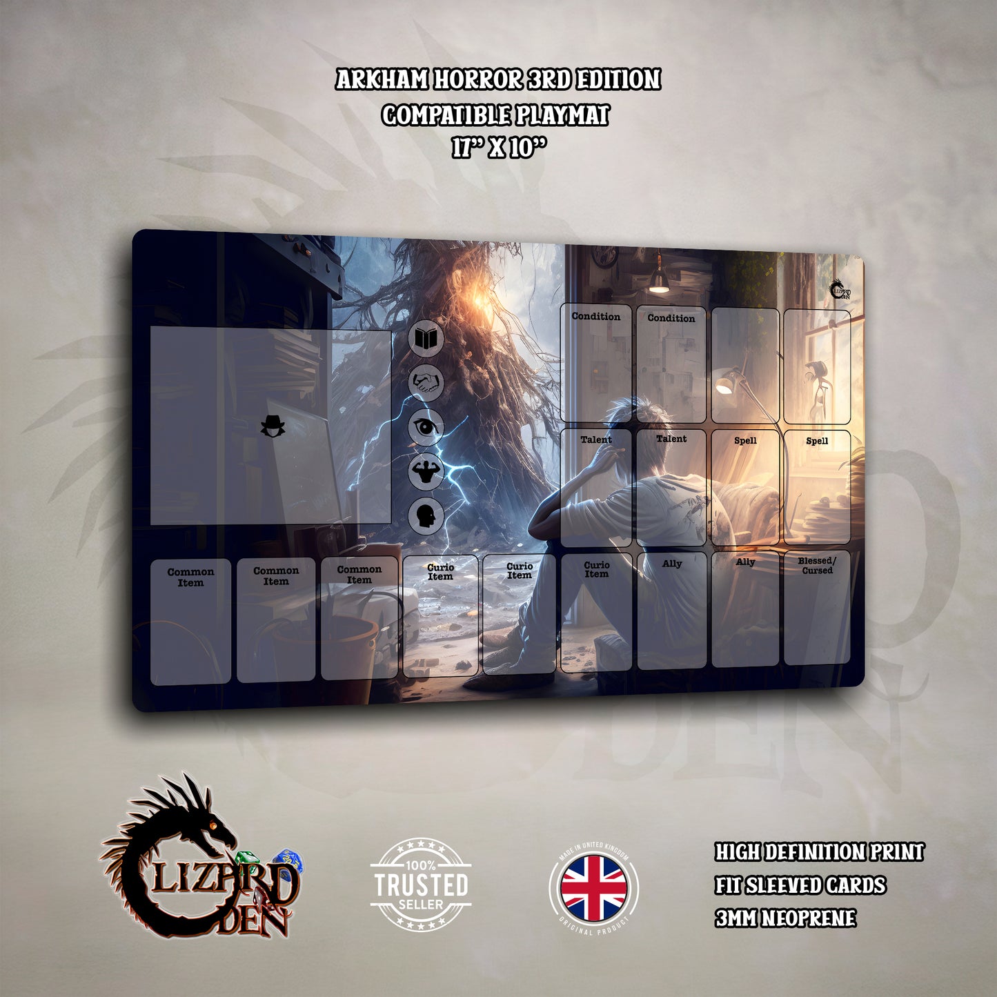 Arkham Horror 3rd Edition Custom Playmat