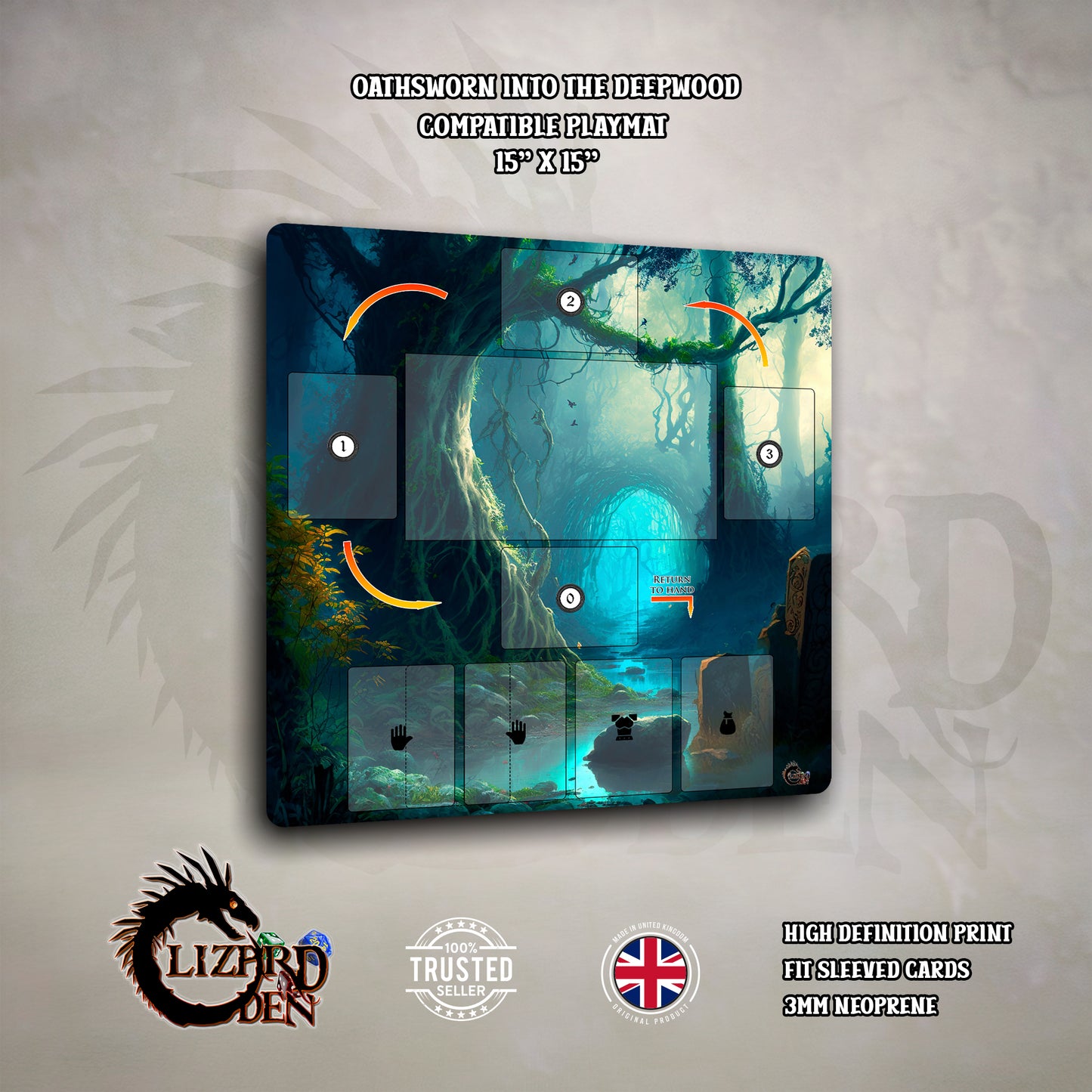 Oathsworn Into Deepwood Custom Playmat