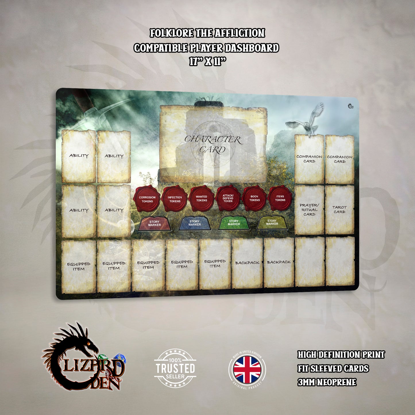 Folklore The Affliction Custom Playmat