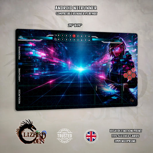 Android Netrunner Compatible Runner Playmat