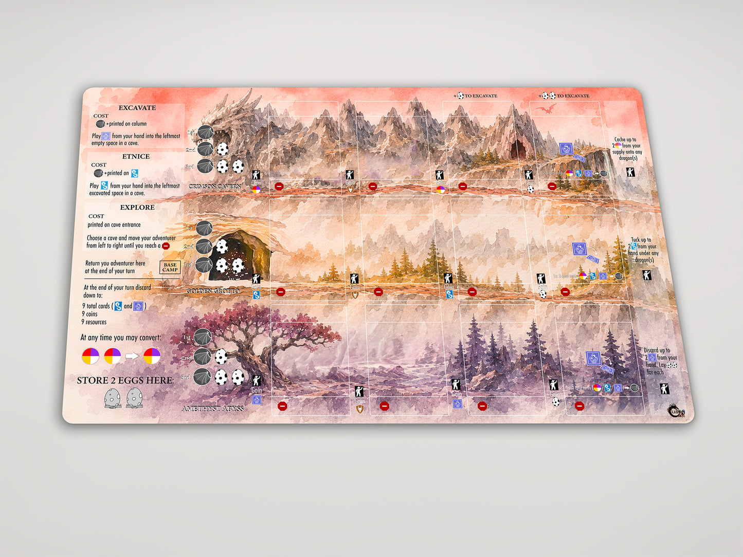 Wyrmspan Compatible Playmat
