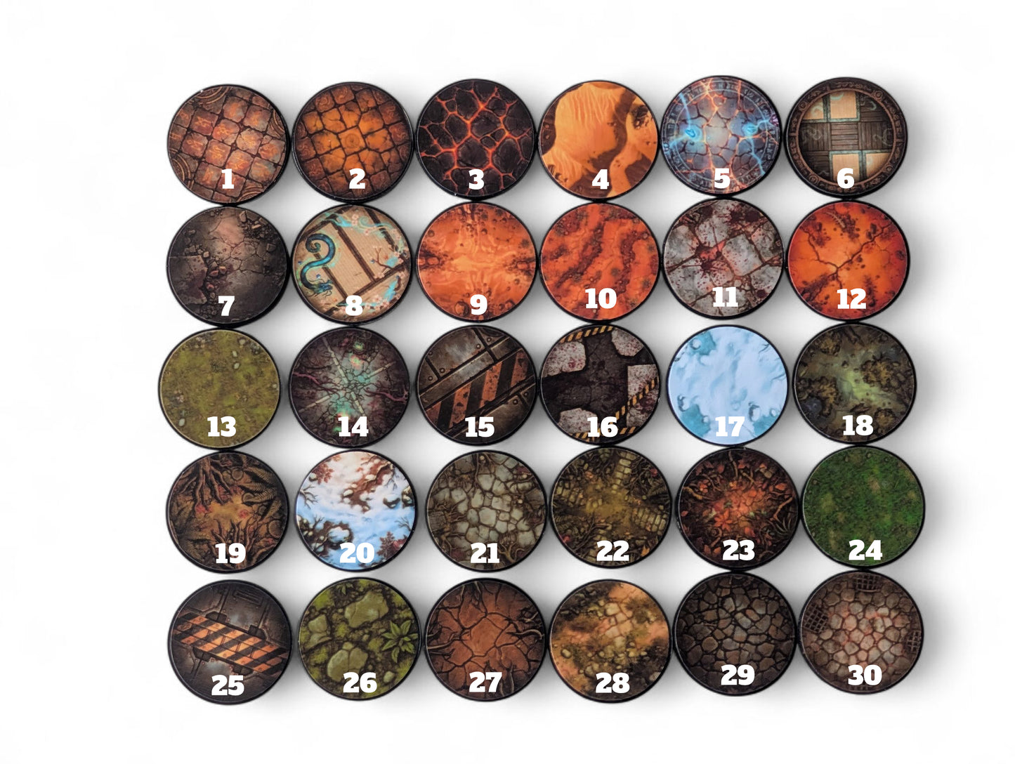 Scenic Acrylic Miniature Bases