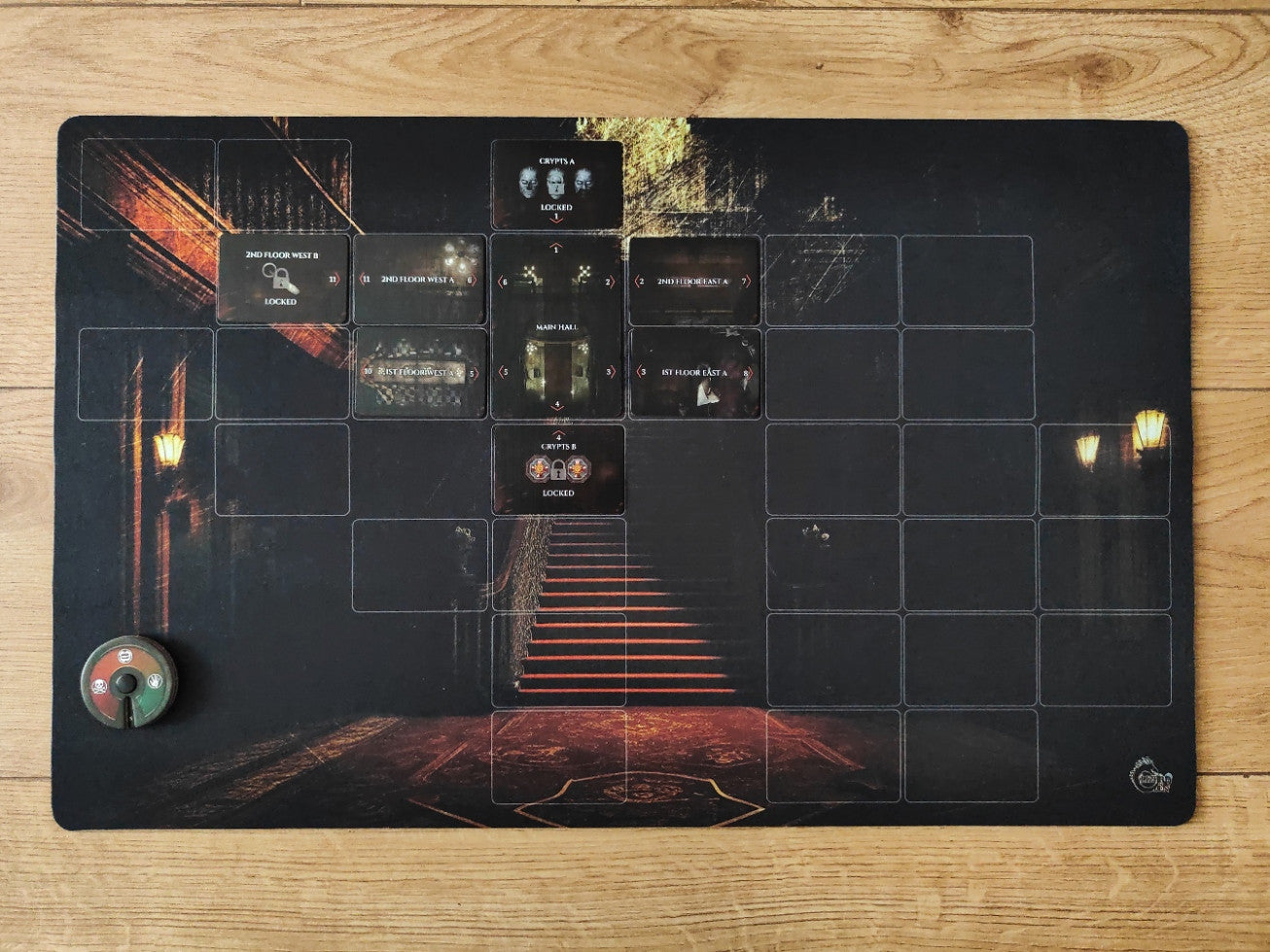 Resident Evil Board Game Mansion Map Playmat