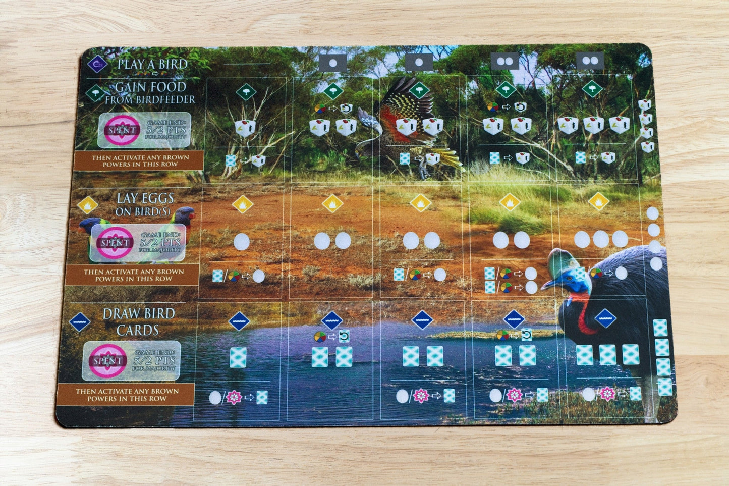 Wingspan Oceania Expansion Custom Playmat