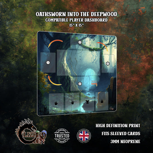 Oathsworn Into Deepwood Custom Playmat