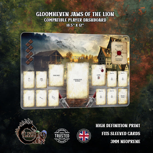 Gloomhaven Jaws Of The Lion Custom Playmat