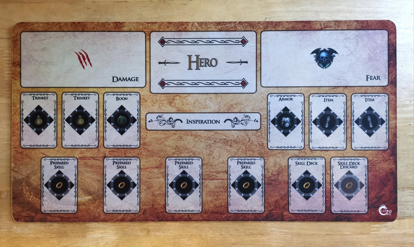 Lord of the Rings Journeys in Middle Earth Custom Playmat Large