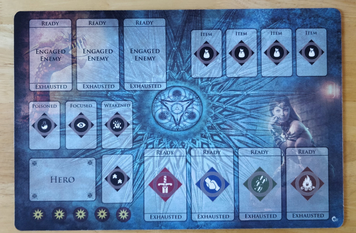 Heroes Of Terrinoth Custom Made Game Mat