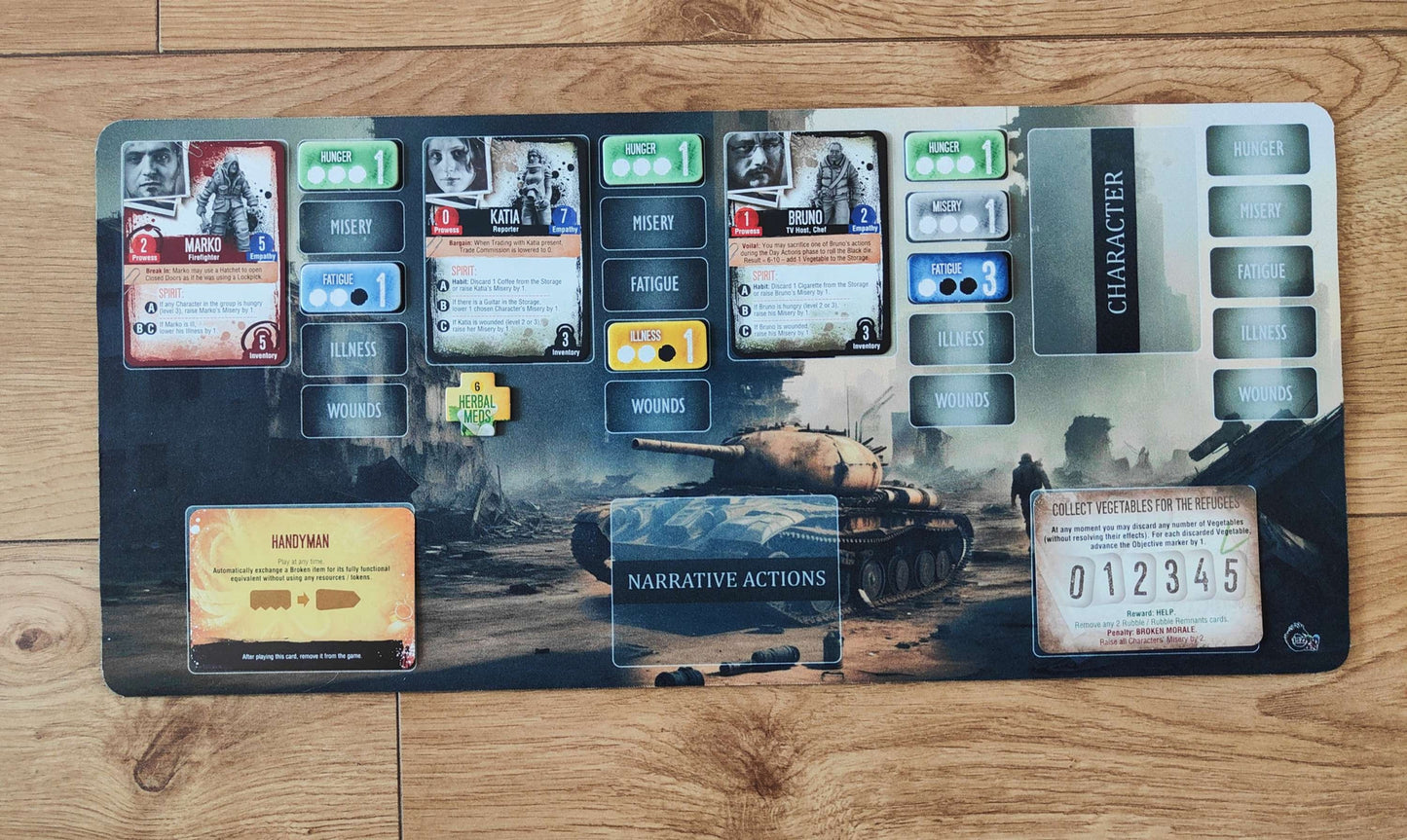 This War Of Mine Custom Playmat