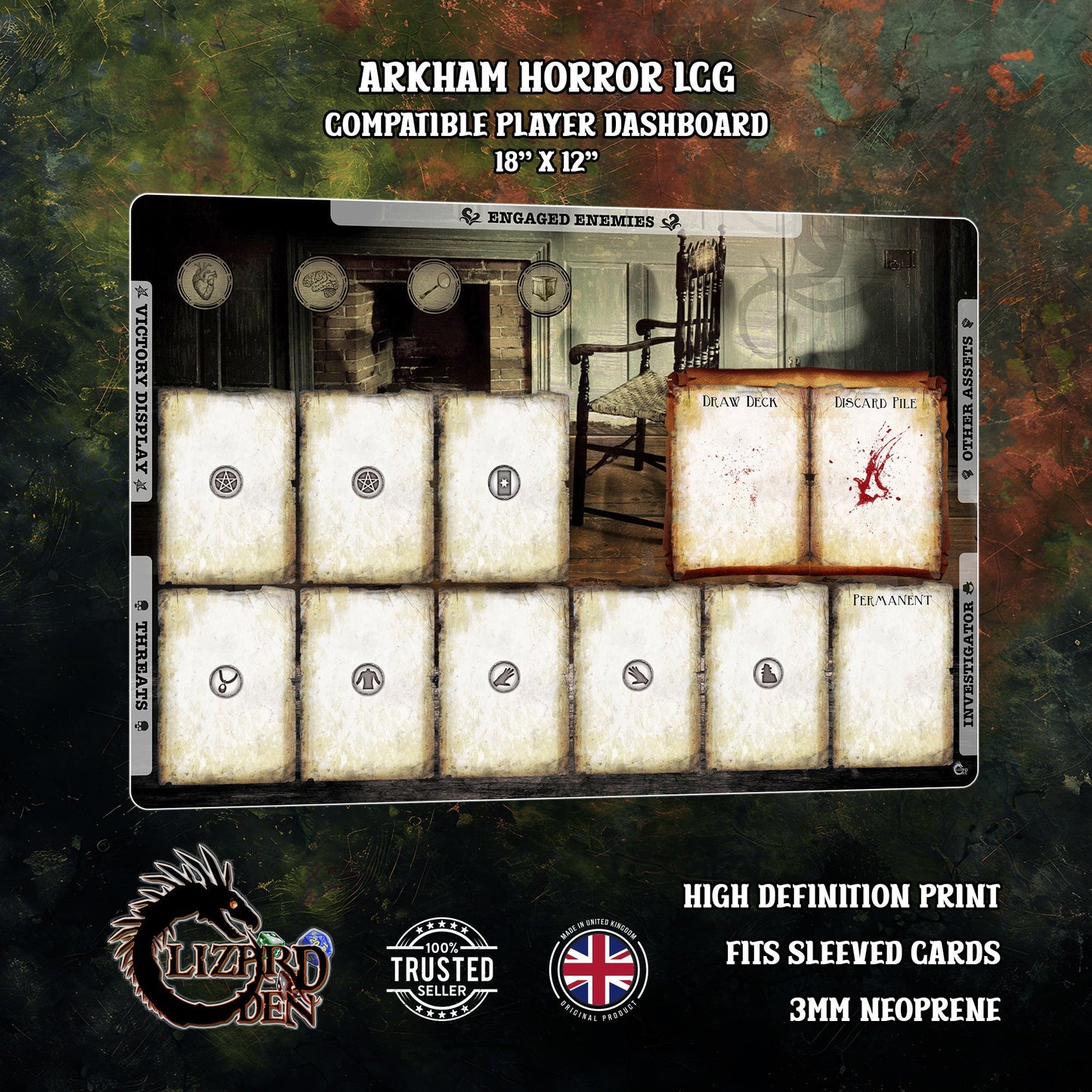 Arkham Horror LCG Custom Playmat