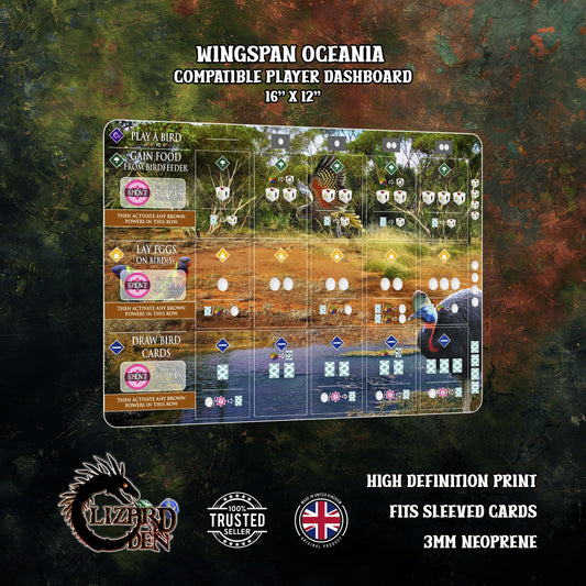 Wingspan Oceania Expansion Custom Playmat