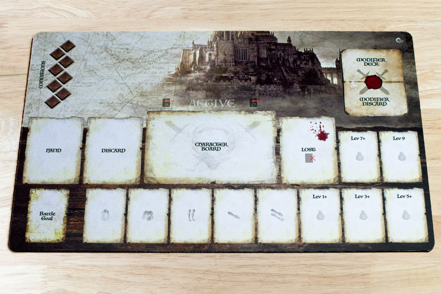Gloomhaven/Frosthaven Castle Theme Playmat