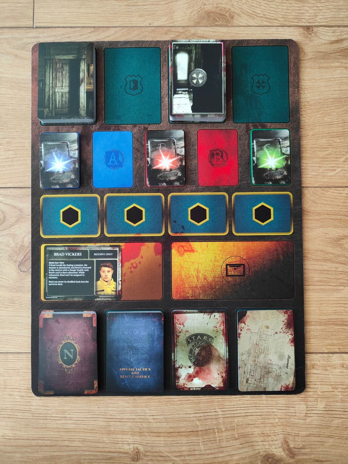 Resident Evil Board Game Mansion Dashboard Mat