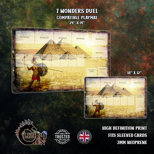 7 Wonders Duel Custom Made Game Mat