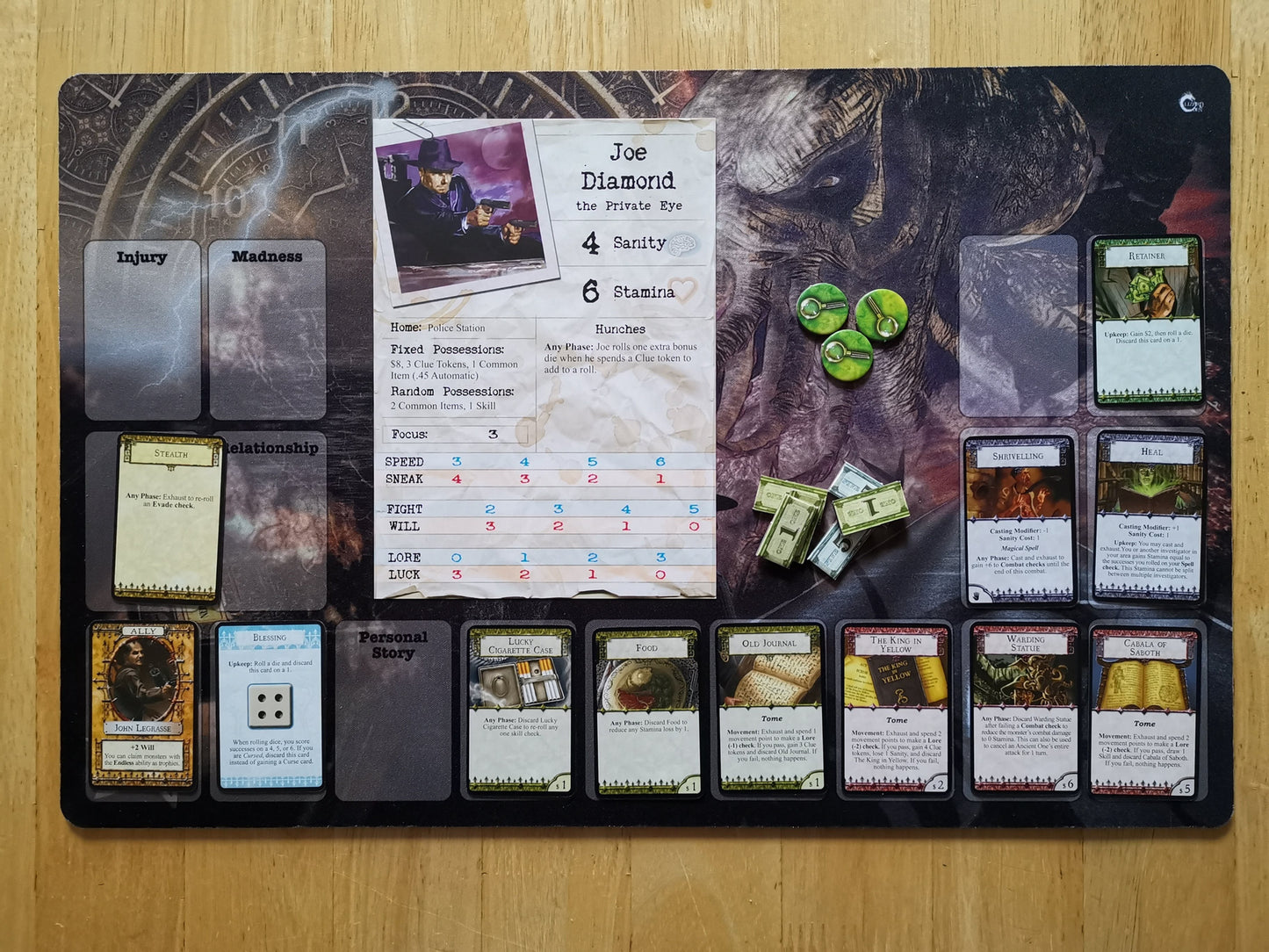 Arkham Horror 2nd Edition Custom Playmat